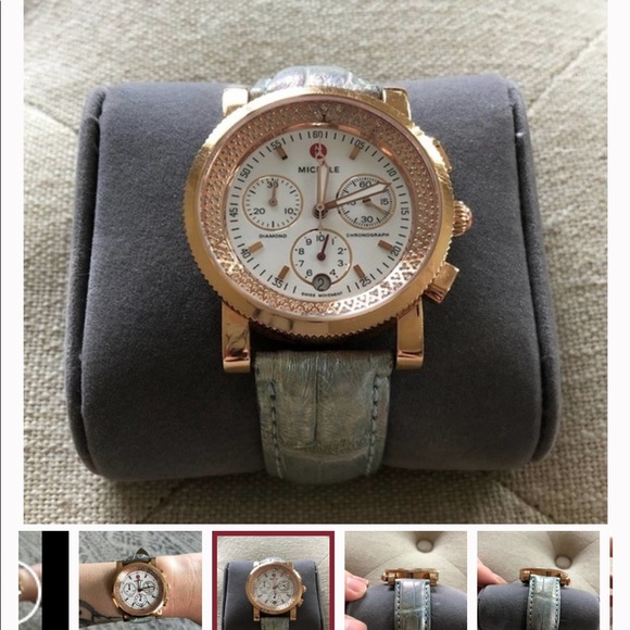 MICHELE Diamond Chronograph Watch - Picture 2 of 6